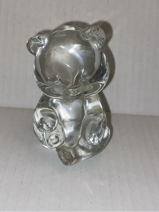 Fenton Other - FENTON CRYSTAL Glass Bear Figurine Home Art Decor